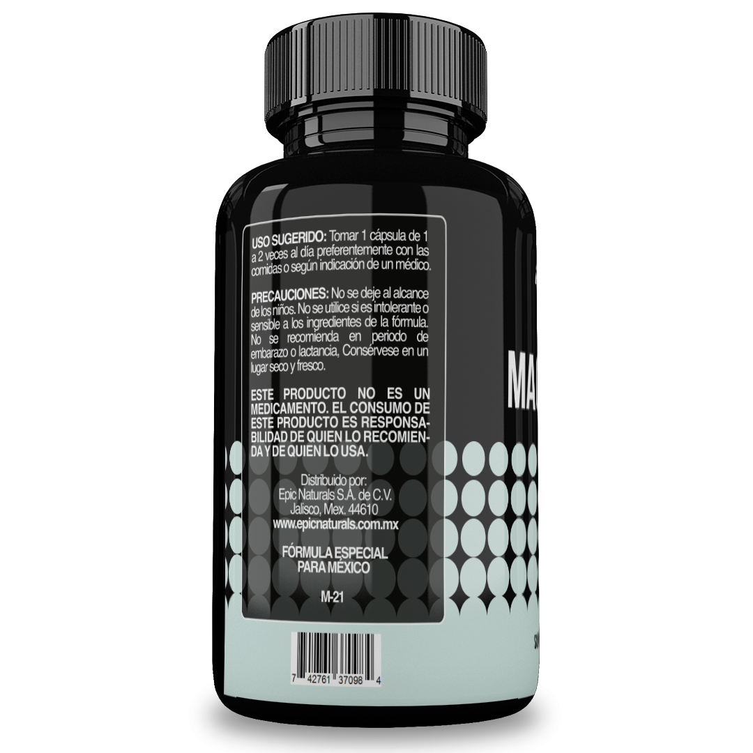 Foto 4 pulgar | Reset Nutrition | Magnesium | 500 Mg | Regulación Del Sueño | Magnesio | Hecho En Usa | 60 Cápsulas