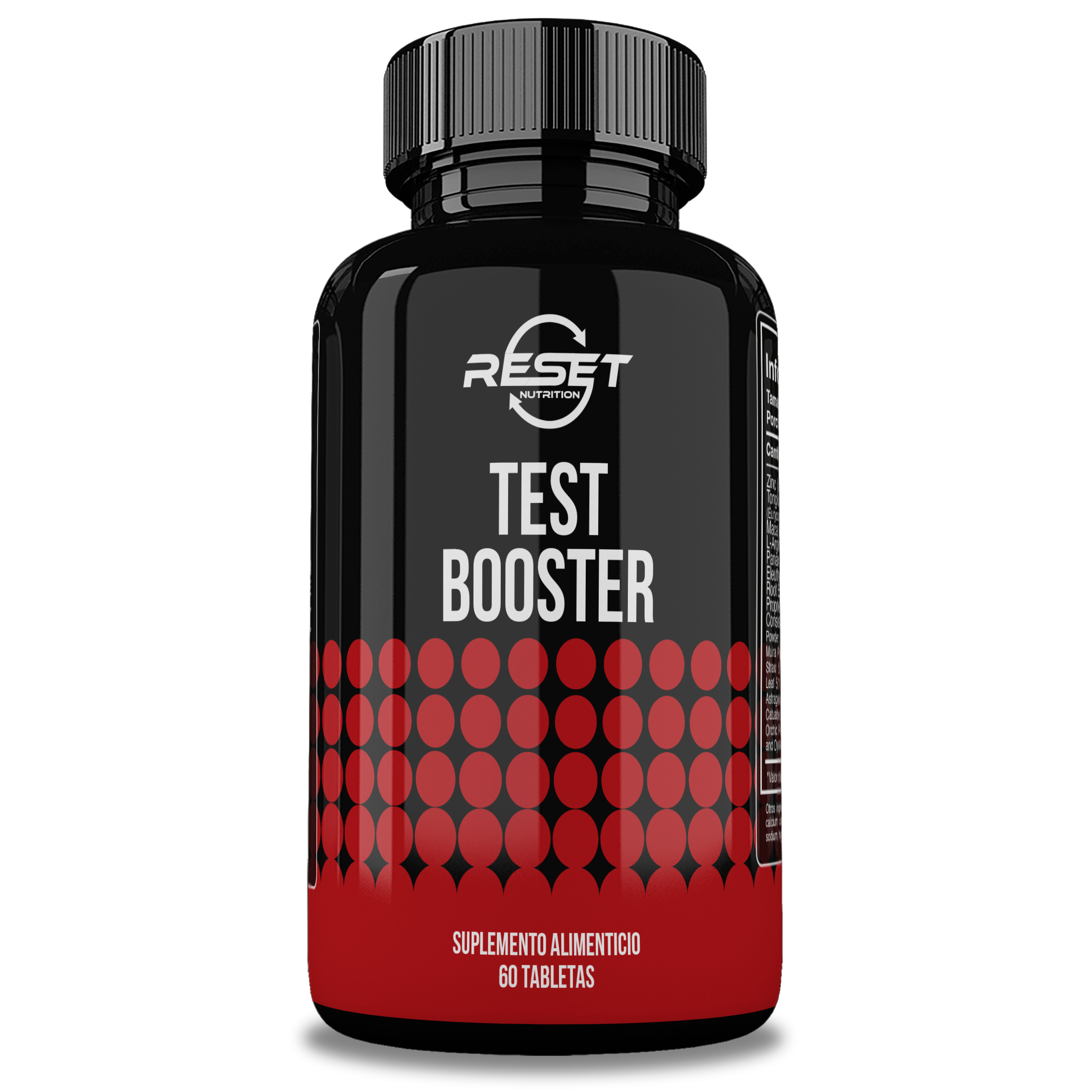 Foto 2 pulgar | Potencializador para Hombres Reset Nutrition Test Booster 60 Tabletas