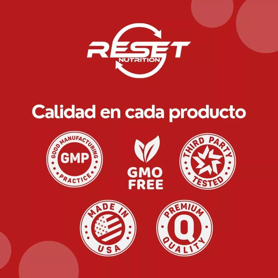 Foto 6 pulgar | Potencializador para Hombres Reset Nutrition Test Booster 60 Tabletas