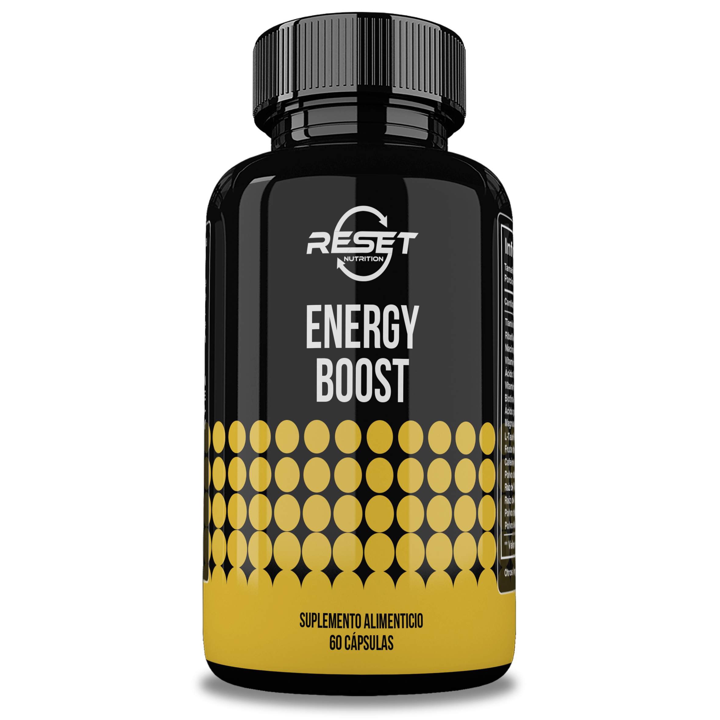 Foto 1 | Reset Nutrition | Energy Boost | Cafeína Y Acai | Energía  | 60 Cápsulas