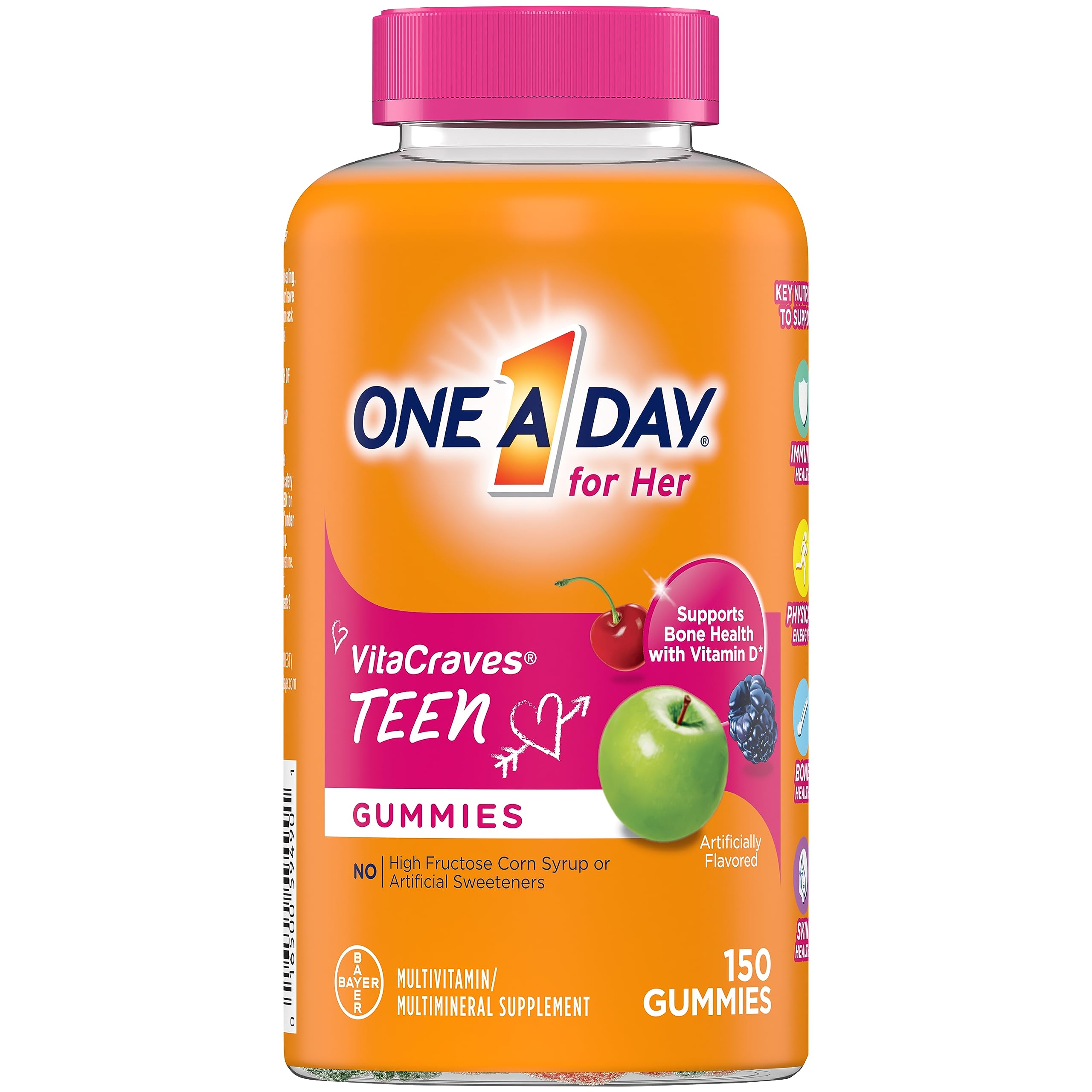 Foto 2 pulgar | Gomitas Multivitamínicas One A Day Teen For Her 150 Unidades - Venta Internacional.