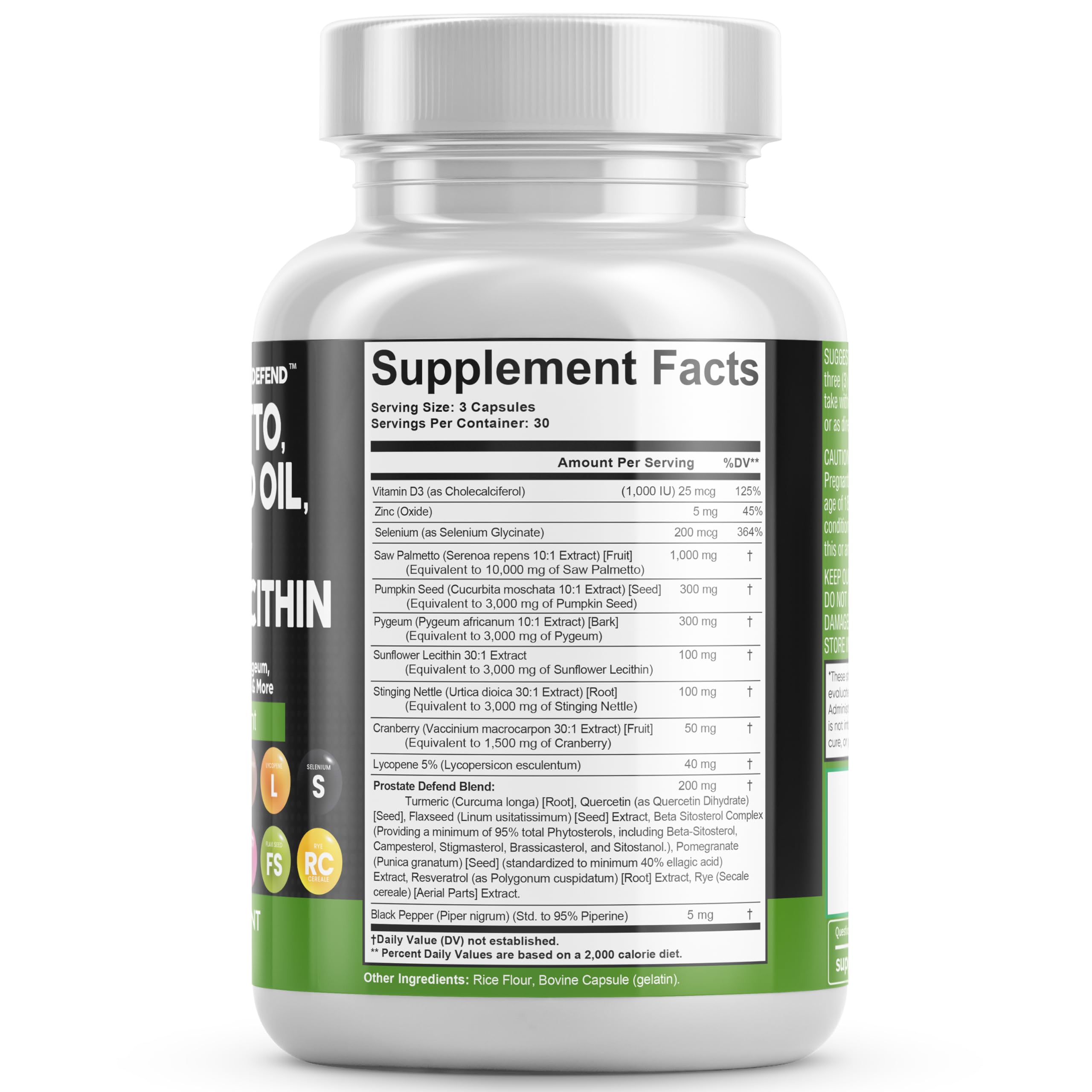 Foto 8 pulgar | Suplemento Clean Nutraceuticals Prostate Defend 90 Cápsulas - Venta Internacional.