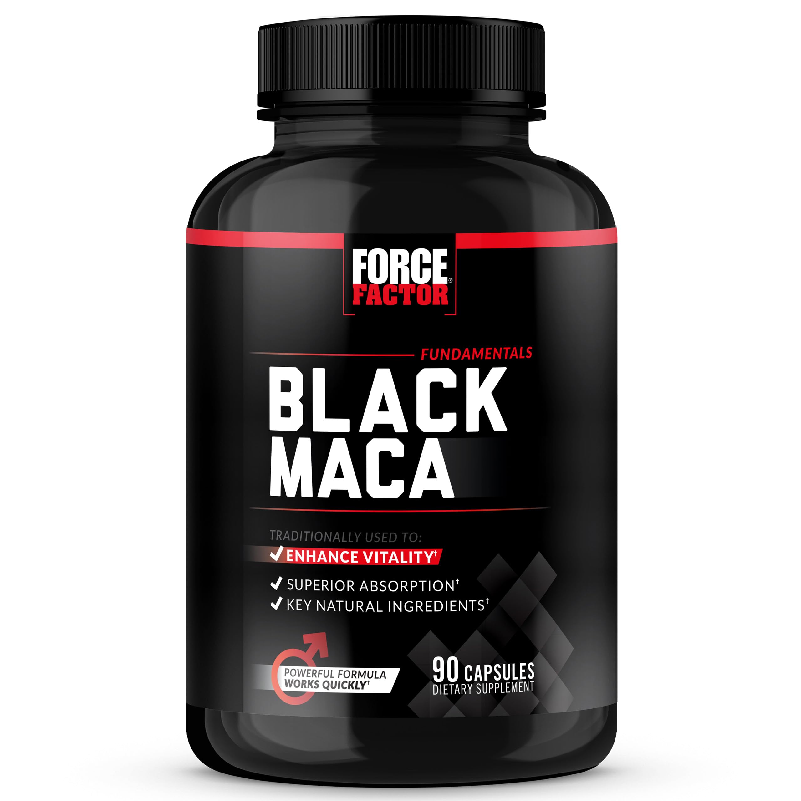 Foto 2 pulgar | Suplemento de Vitalidad Force Factor de Raíz de Maca Negra 1000 mg - Venta Internacional