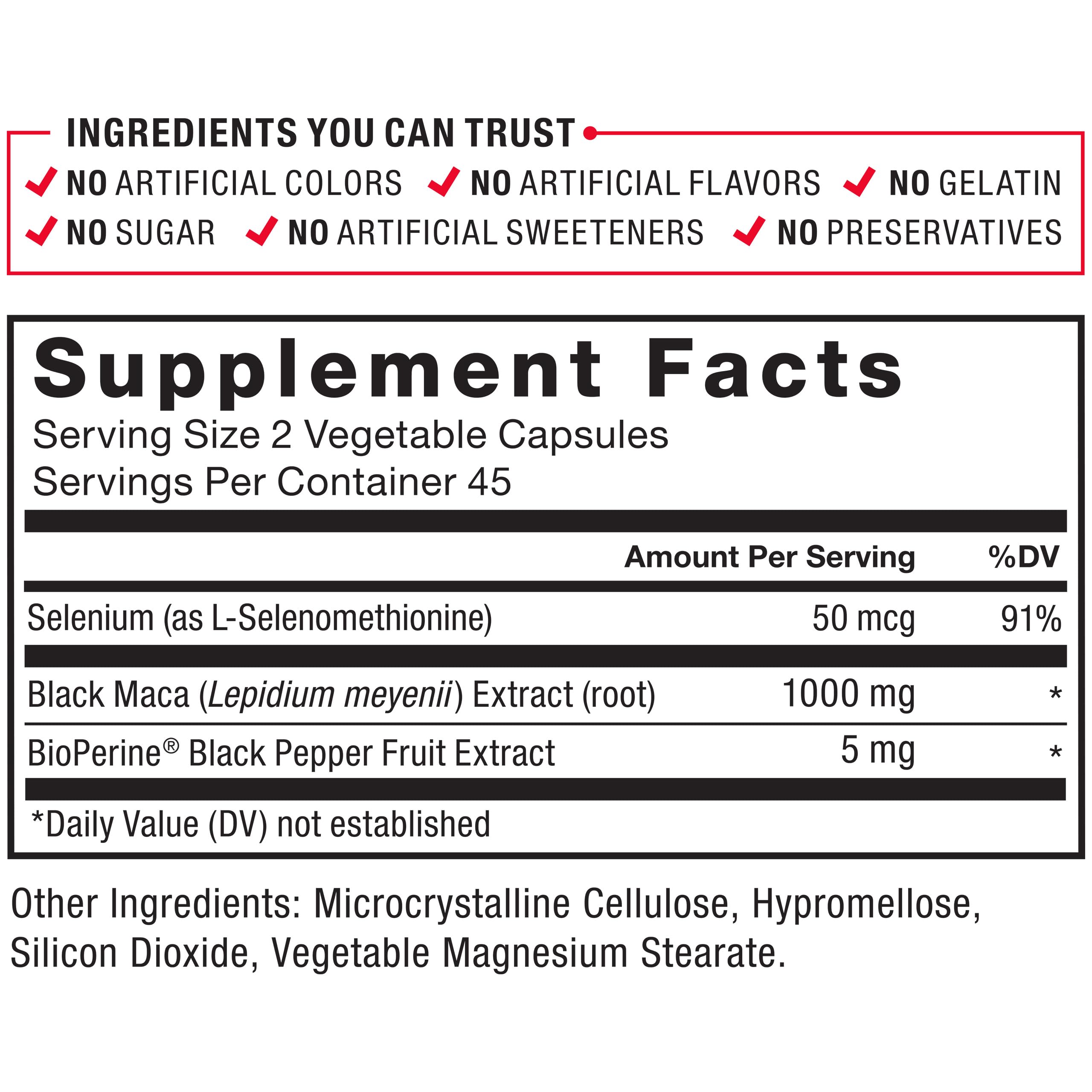 Foto 7 pulgar | Suplemento de Vitalidad Force Factor de Raíz de Maca Negra 1000 mg - Venta Internacional