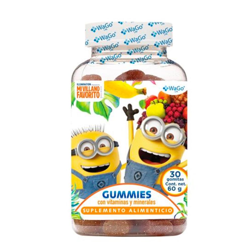 Foto 3 pulgar | Suplemento Alimenticio Minions Gummies 30 Piezas