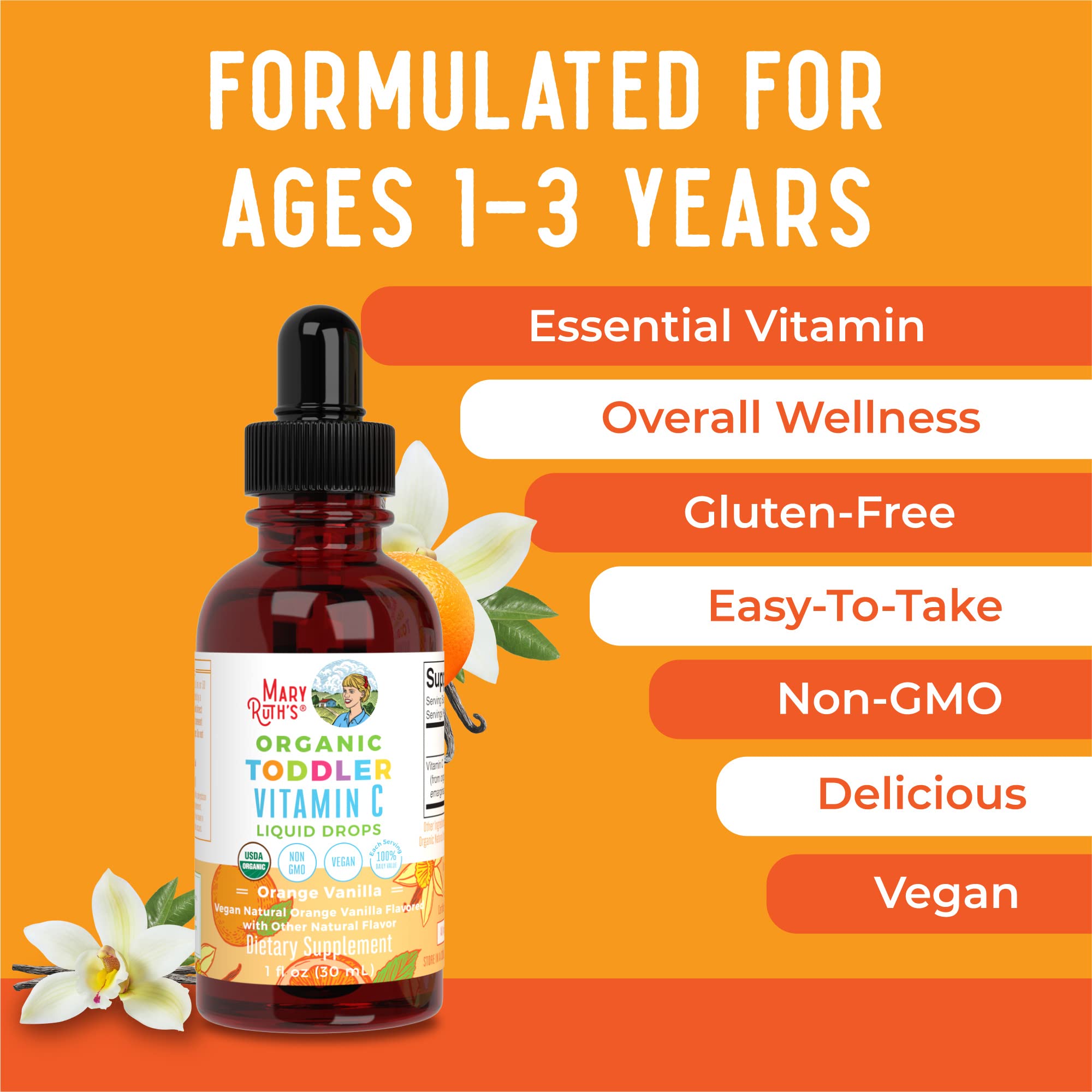 Foto 8 pulgar | Gotas de Vitamina C Maryruth Organics para Niños de 1 A 3 Años 30 Dosis - Venta Internacional