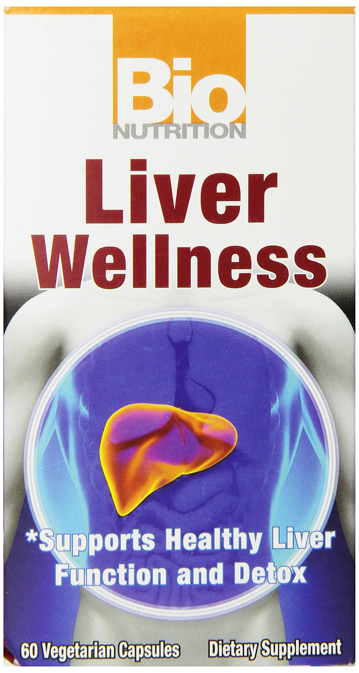 Foto 2 pulgar | Suplemento Bio Nutrition Liver Wellness 60 Cápsulas Vegetarianas - Venta Internacional.