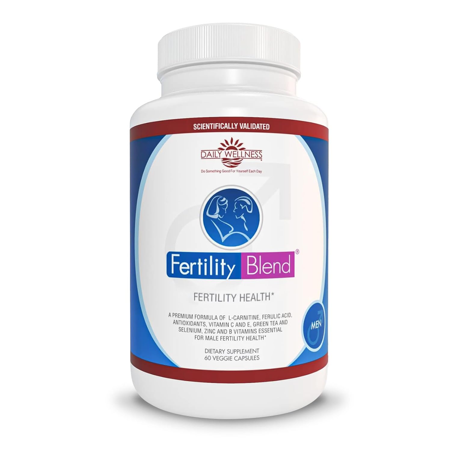 Foto 2 pulgar | Suplementos Para La Fertilidad Fertility Blend Daily Wellness Men 60c - Venta Internacional.