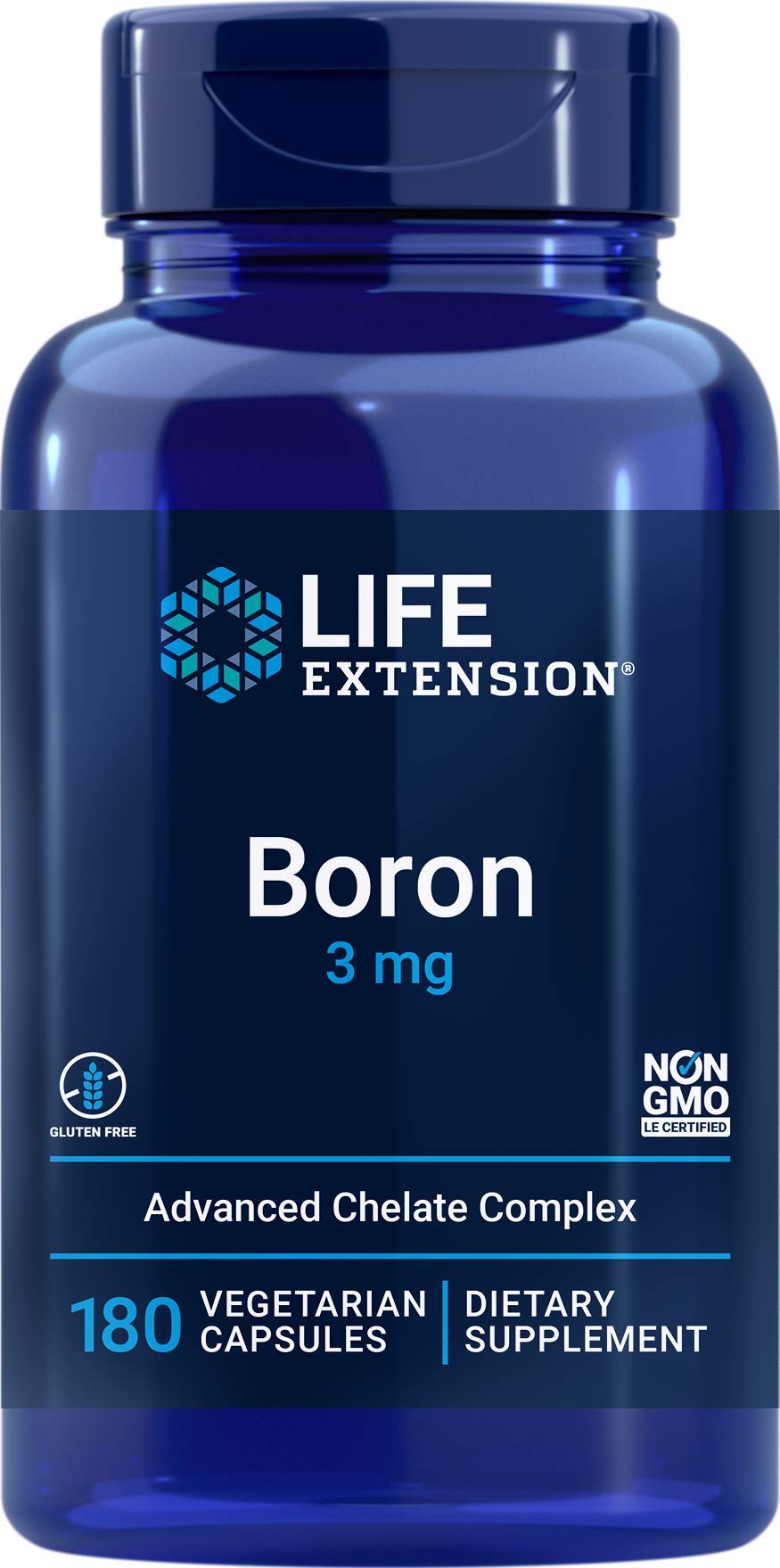 Supplement Life Extension Boron 3 Mg 180 Cápsulas Vegetales - Venta Internacional.