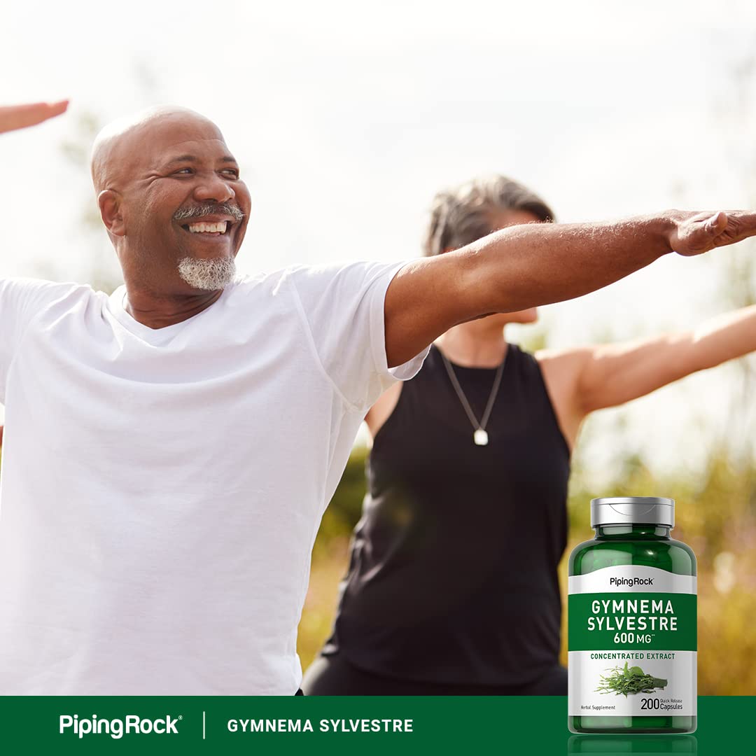 Foto 7 pulgar | Suplementos Piping Rock Gymnema Sylvestre 600 Mg 200 Cápsulas - Venta Internacional.