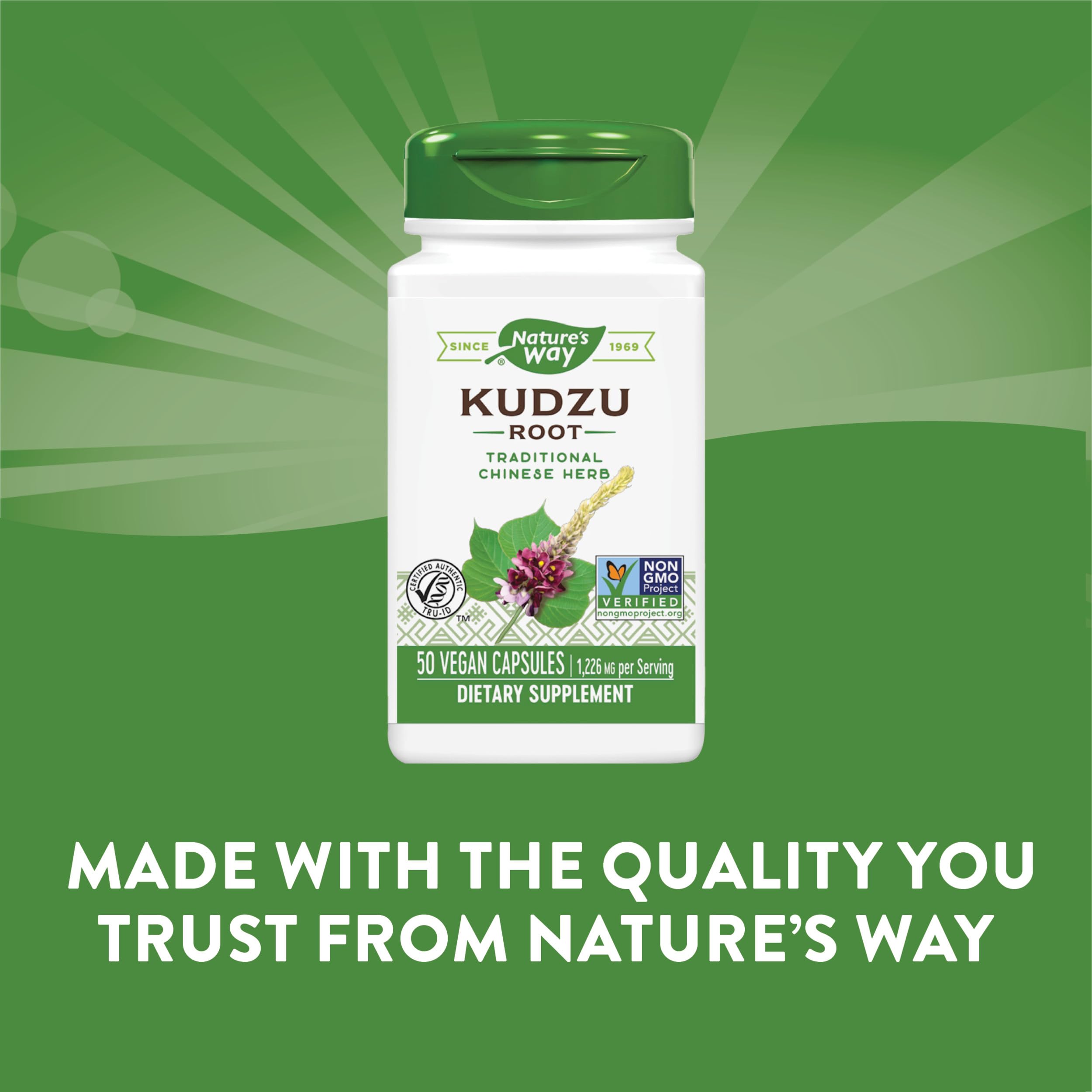 Foto 3 | Suplemento Nature's Way Herbal Kudzu Root 50 Cápsulas Veganas - Venta Internacional.