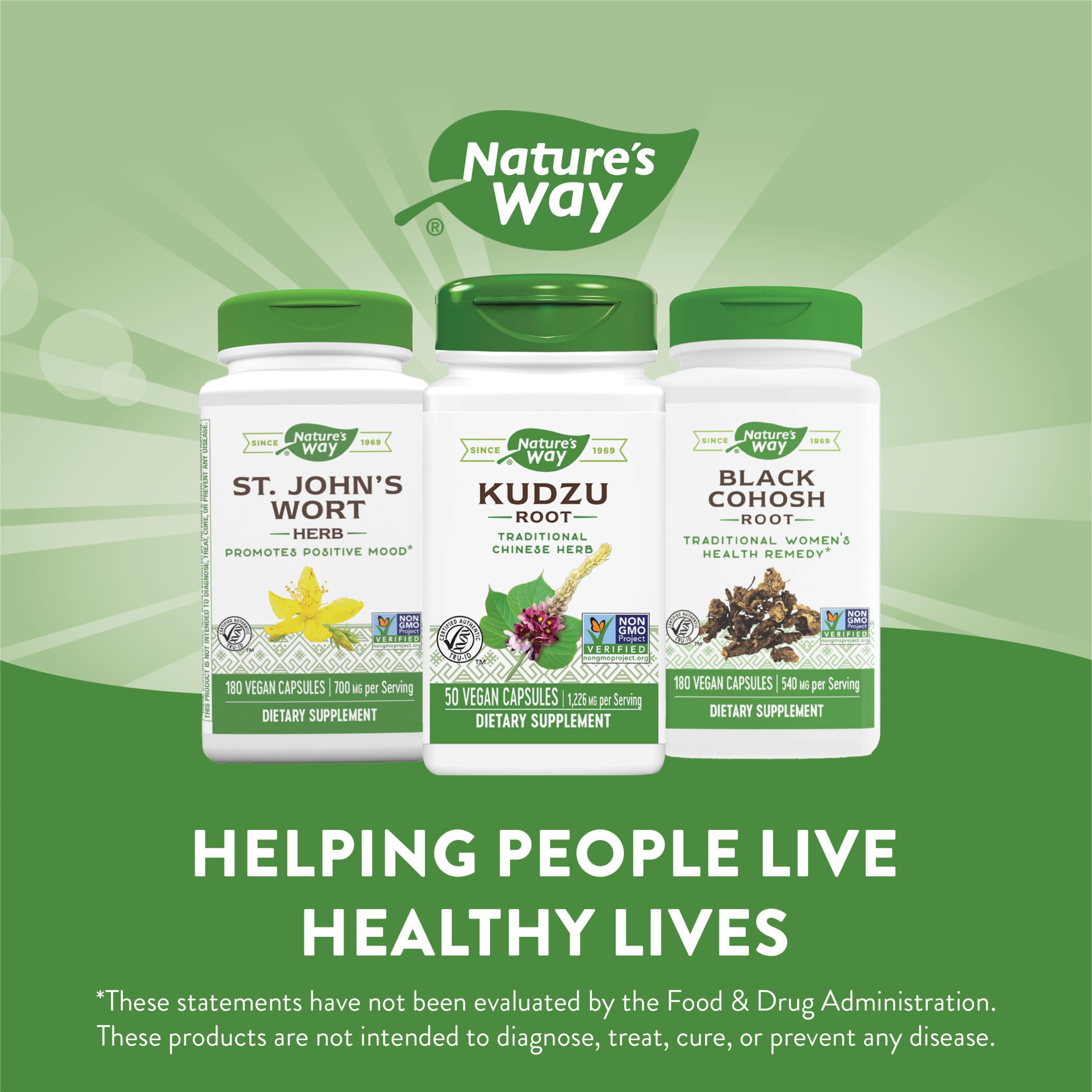 Foto 6 | Suplemento Nature's Way Herbal Kudzu Root 50 Cápsulas Veganas - Venta Internacional.