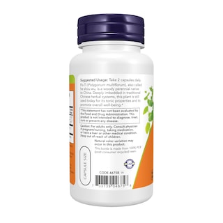Foto 3 | Suplemento Now Foods Fo-ti Polygonum Multiflorum 560 Mg 100 Cápsulas - Venta Internacional