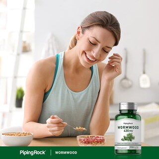 Foto 6 | Suplemento Piping Rock, Cápsulas De Ajenjo, 430 Mg, 200 Unidades - Venta Internacional.