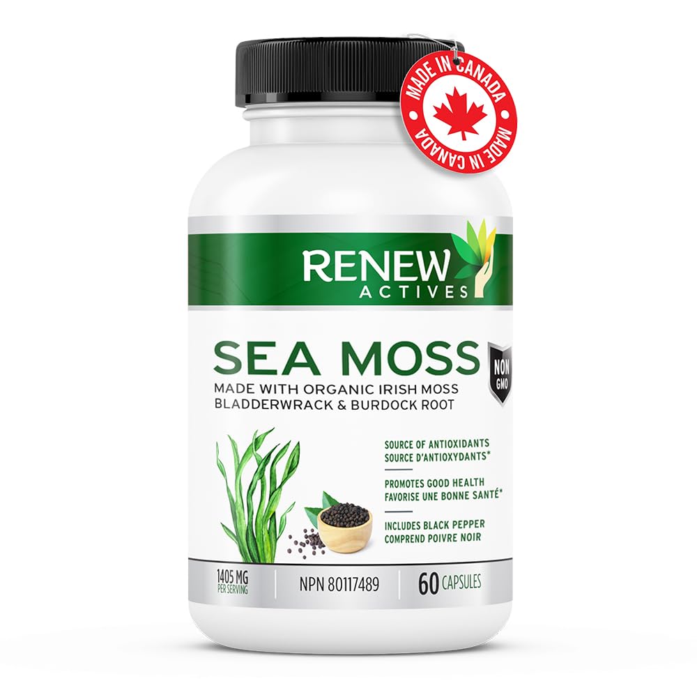 Foto 6 | Cápsulas Sea Moss Renew Actives Triple-action 60 Cápsulas - Venta Internacional.