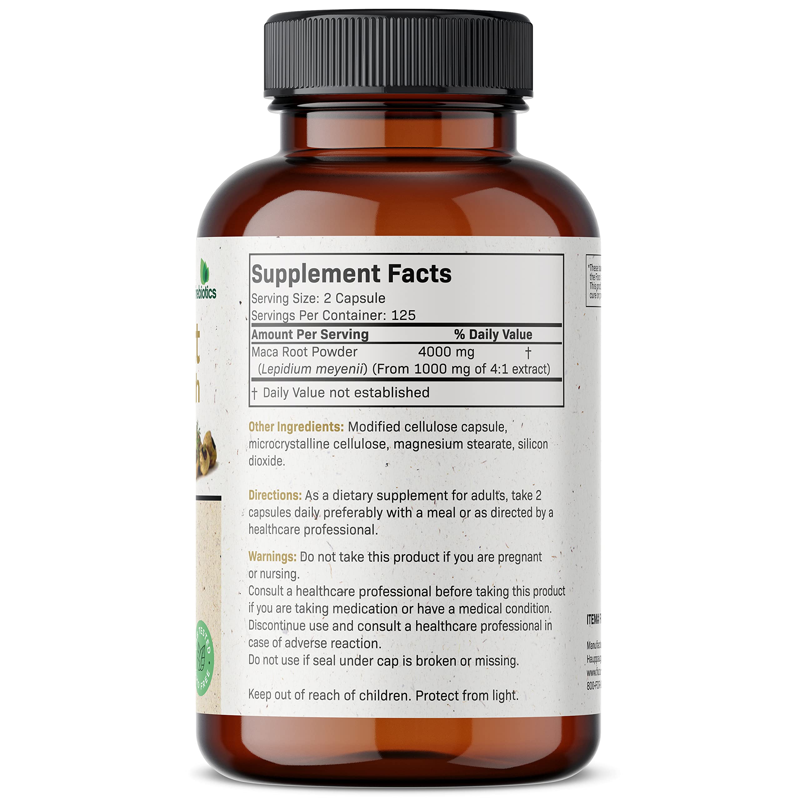 Foto 2 | Suplemento Futurebiotics De Raíz De Maca Extra Fuerte 4000 Mg - Venta Internacional.