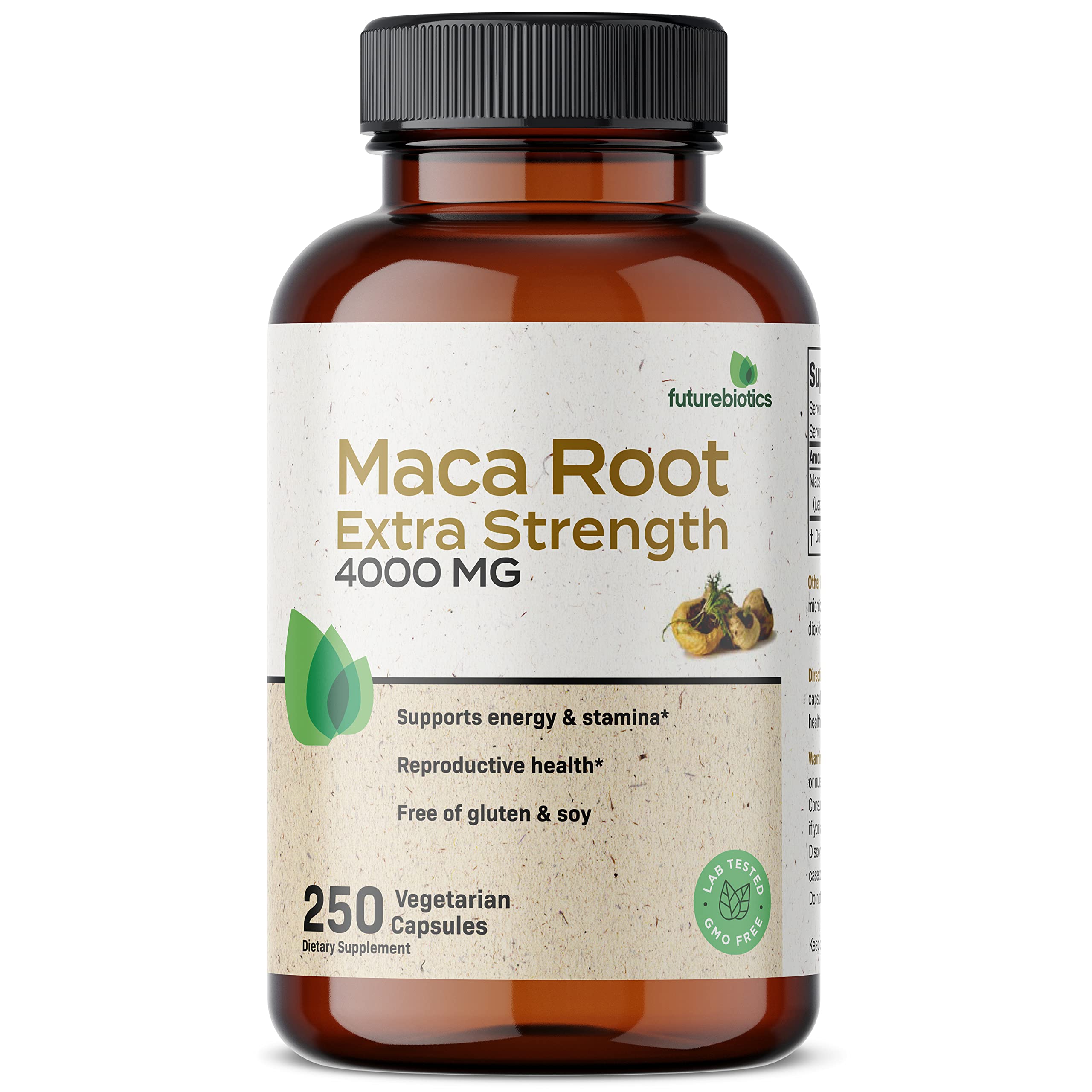 Foto 5 pulgar | Suplemento Futurebiotics De Raíz De Maca Extra Fuerte 4000 Mg - Venta Internacional.