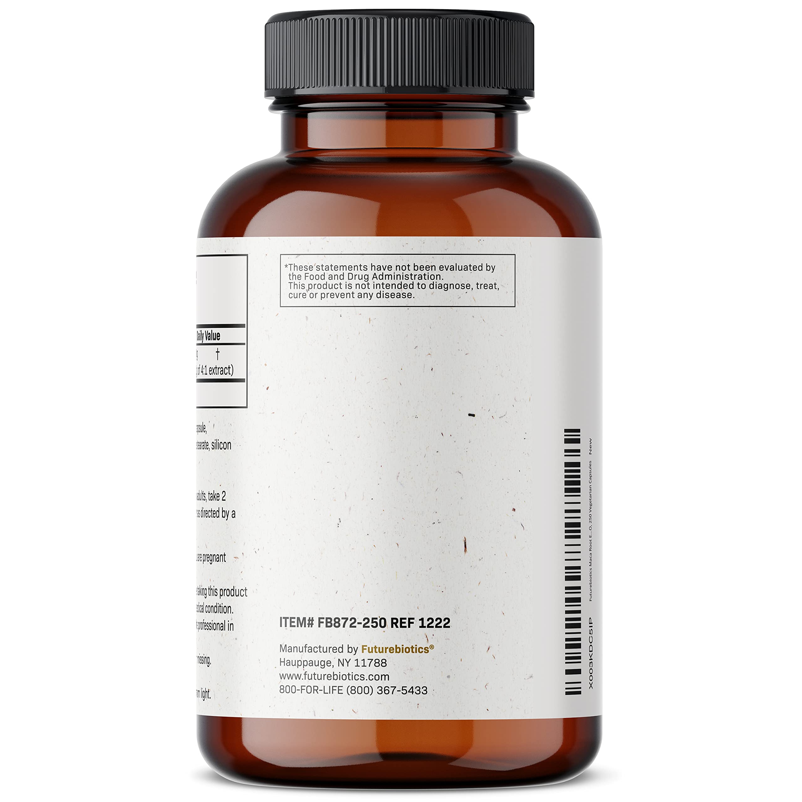 Foto 7 pulgar | Suplemento Futurebiotics De Raíz De Maca Extra Fuerte 4000 Mg - Venta Internacional.
