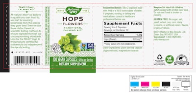 Foto 3 | Suplemento Nature's Way Con Flores De Lúpulo, 100 Cápsulas, 620 Mg - Venta Internacional.