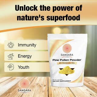 Foto 2 | Suplemento Samsara Herbs De Polen De Pino En Polvo 114 G - Venta Internacional.