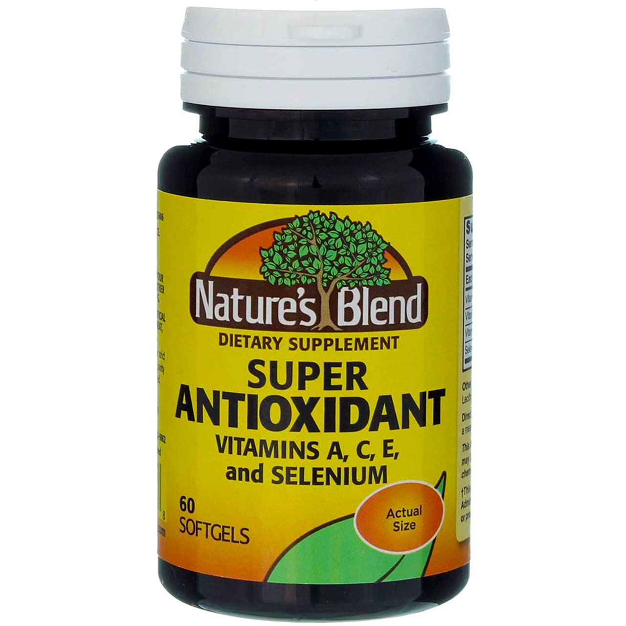 Foto 2 pulgar | Suplemento Nature's Blend Super Antioxidant Aces 60 Cápsulas Blandas - Venta Internacional.
