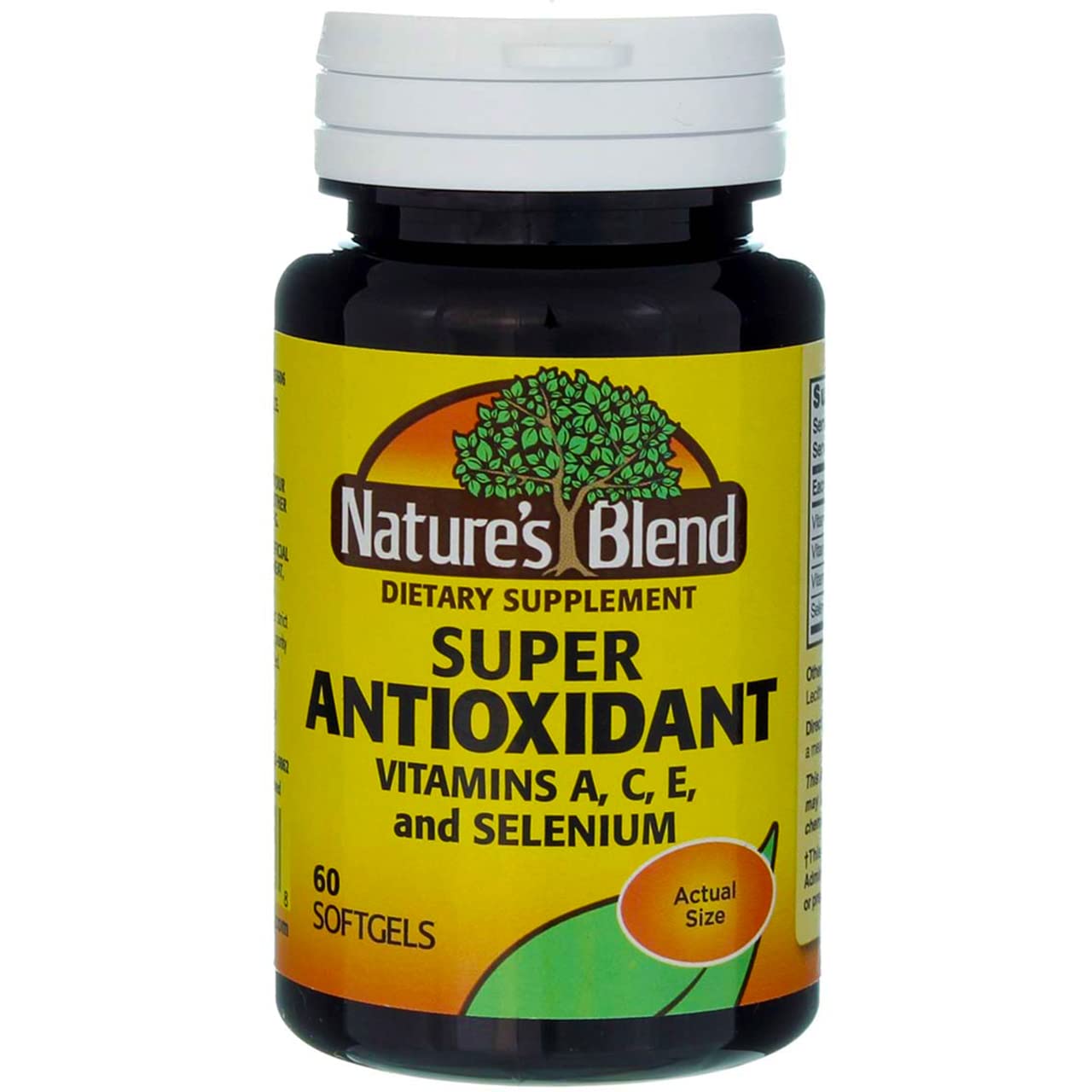 Foto 3 pulgar | Suplemento Nature's Blend Super Antioxidant Aces 60 Cápsulas Blandas - Venta Internacional.