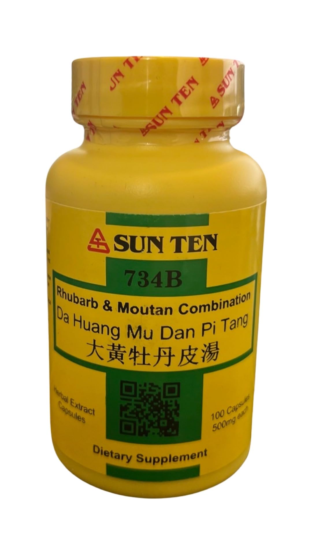 Foto 1 | Cápsulas Suplementarias Sun Ten, Combinación De Ruibarbo Y Moutan - Venta Internacional.