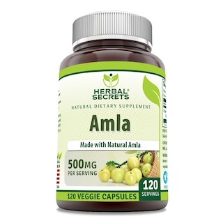 Foto 1 | Suplemento Herbal Secrets Amla 500 Mg 120 Cápsulas Vegetarianas - Venta Internacional.