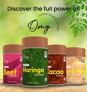 Foto 7 | Moringa En Polvo ¡dios Mío! Organic Meets Good 200 Ml (paquete De 2) - Venta Internacional.