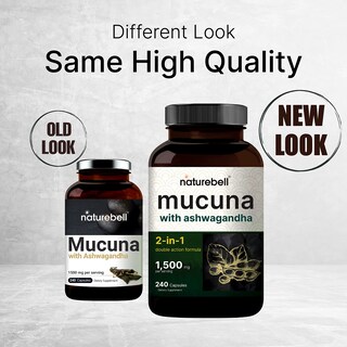 Foto 5 | Suplemento Naturebell Mucuna Pruriens 1500 Mg 240 Cápsulas - Venta Internacional.