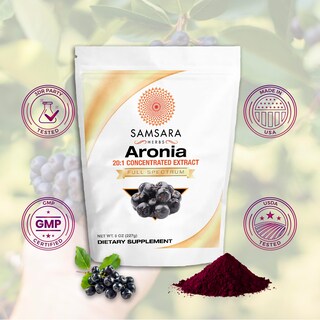 Foto 2 | Suplemento Samsara Herbs Extracto De Aronia Berry 20:1 En Polvo 227 G - Venta Internacional.
