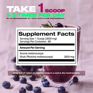 Foto 5 | Suplemento Samsara Herbs Extracto De Aronia Berry 20:1 En Polvo 227 G - Venta Internacional.