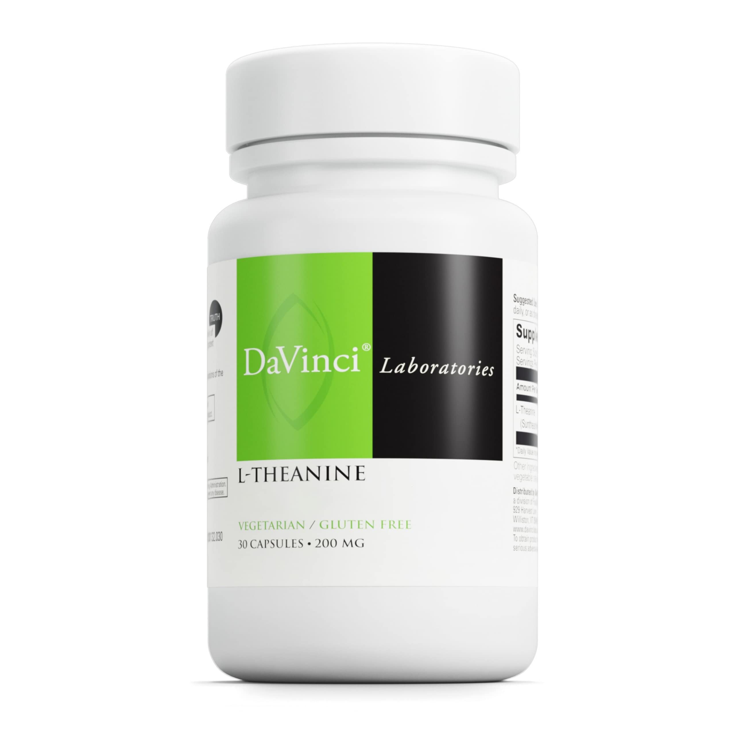 Foto 1 | Suplemento Davinci Labs L-teanina 200 Mg 30 Cápsulas Vegetarianas - Venta Internacional.