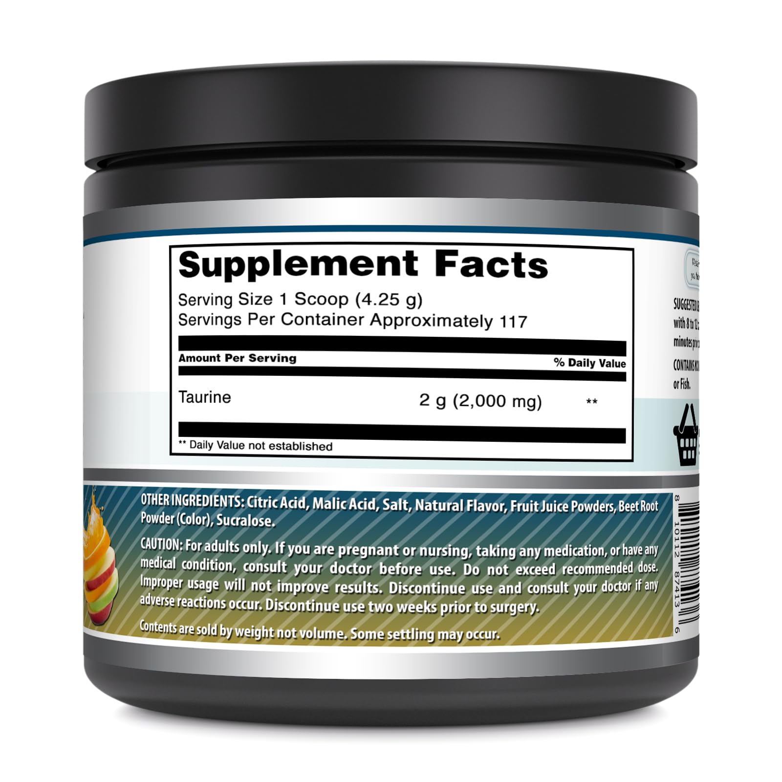 Foto 3 pulgar | Suplemento Amazing Formulas De Taurina En Polvo, 500 G, 111 Porciones - Venta Internacional.