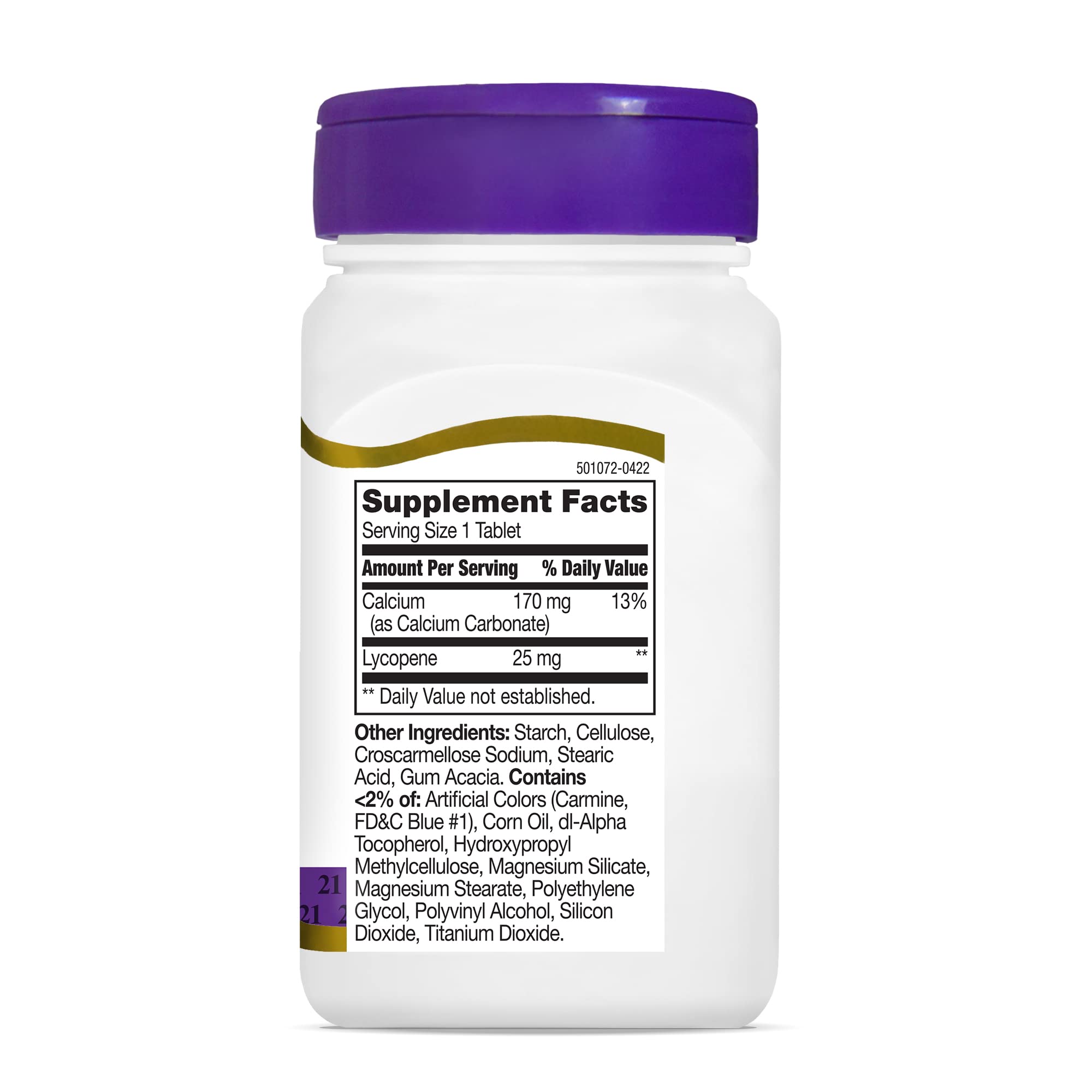 Foto 6 | Suplemento De Licopeno Del Siglo Xxi En Tabletas De 25 Mg, 60 Unidades - Venta Internacional.