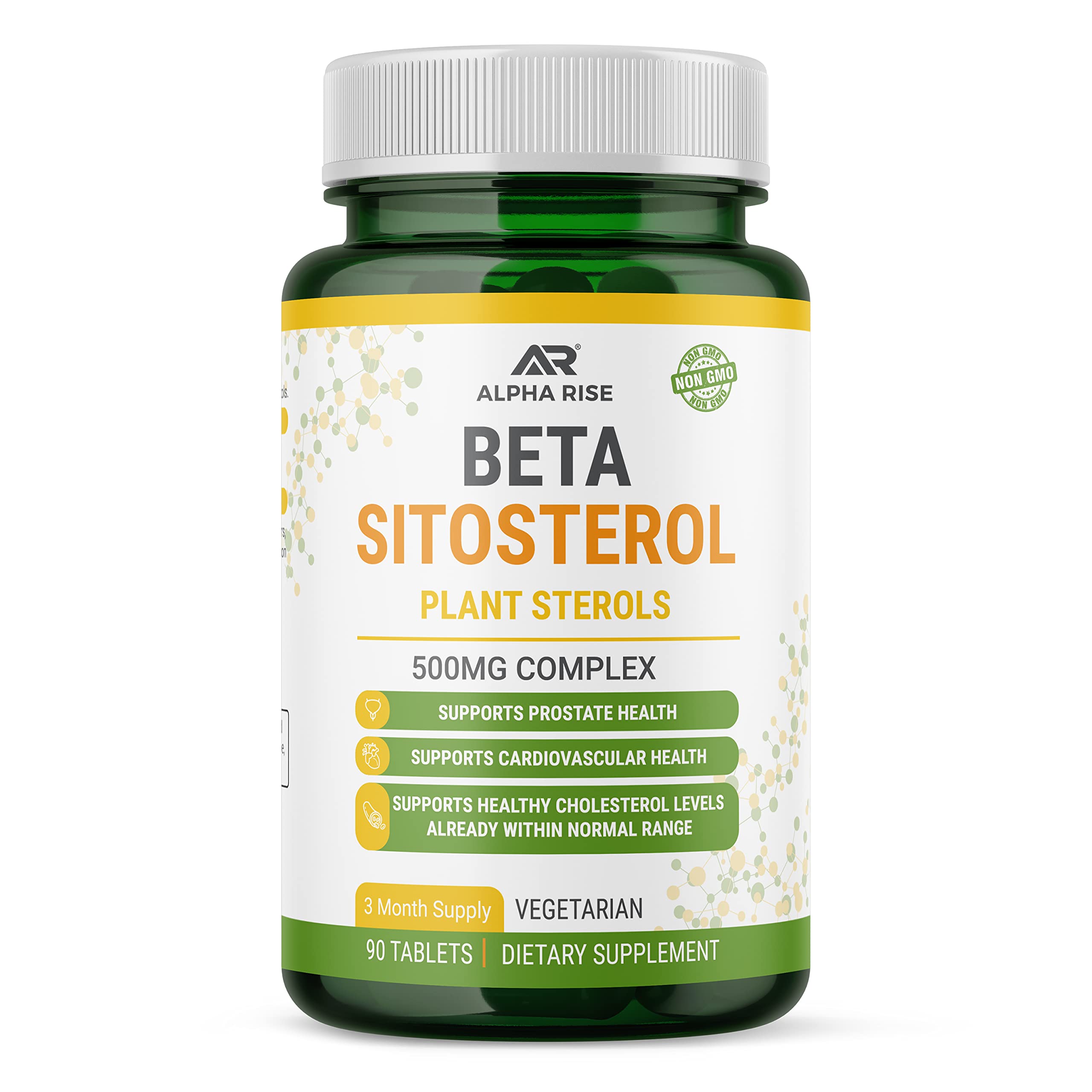 Foto 2 pulgar | Suplemento De Tabletas De Beta Sitosterol Alpha Rise De 500 Mg - Venta Internacional.