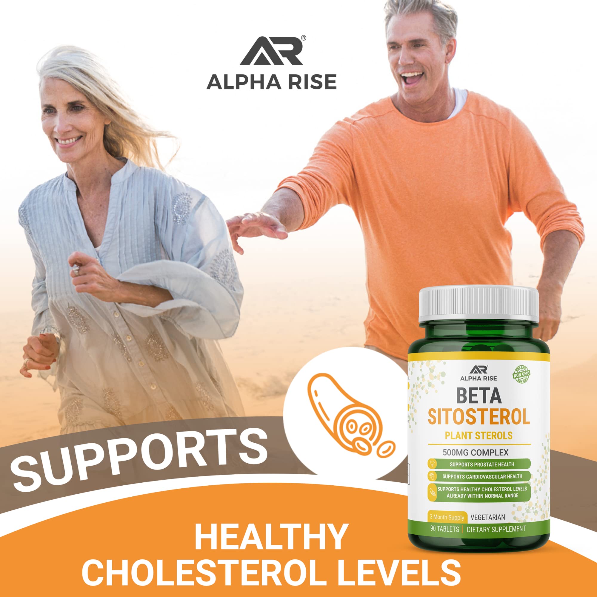 Foto 5 pulgar | Suplemento De Tabletas De Beta Sitosterol Alpha Rise De 500 Mg - Venta Internacional.
