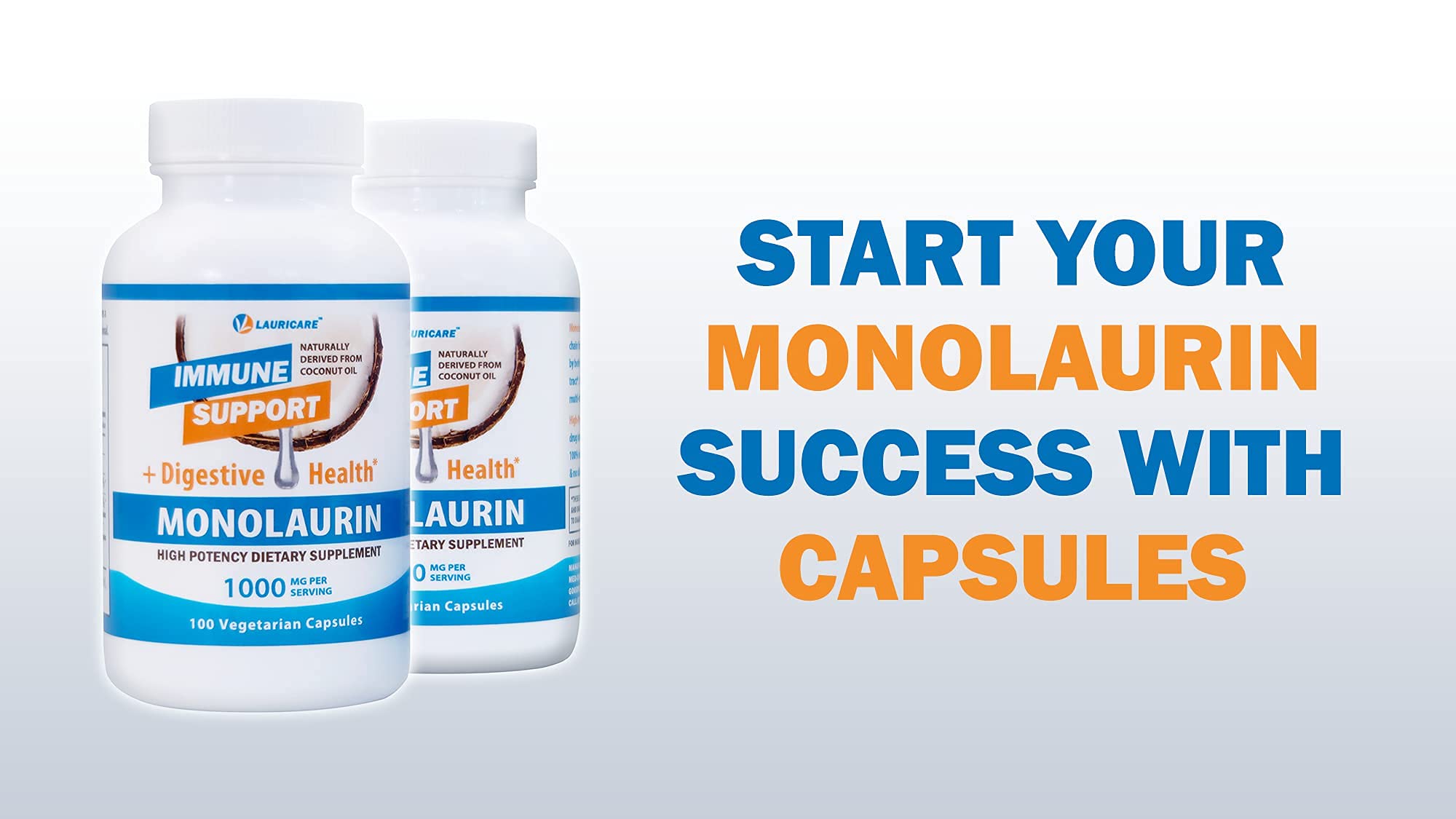 Foto 5 | Suplemento Lauricare Monolaurin 1000 Mg 100 Cápsulas - Venta Internacional.