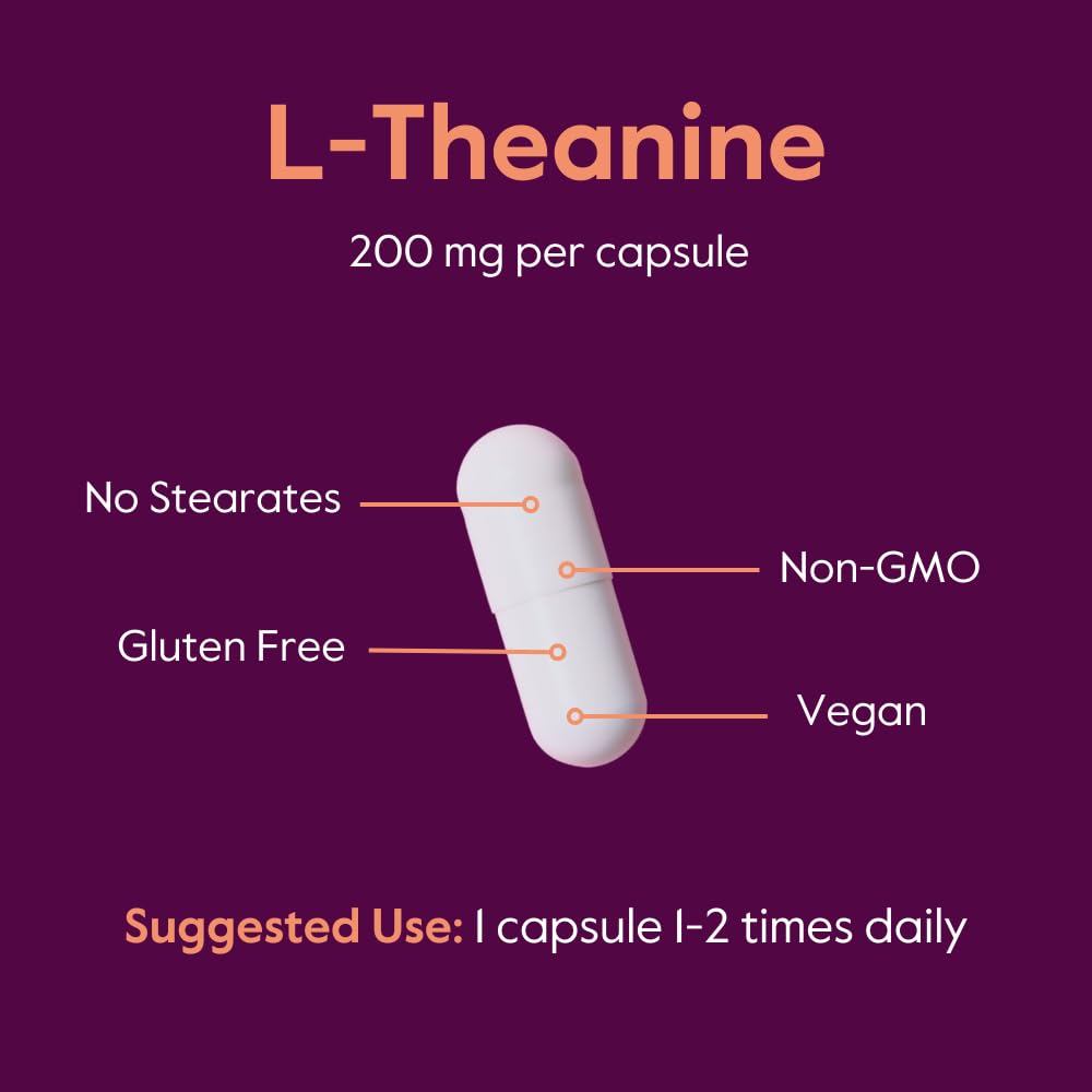 Foto 6 | Suplemento Bestvite L-teanina 200 Mg (120 Cápsulas) - Venta Internacional.