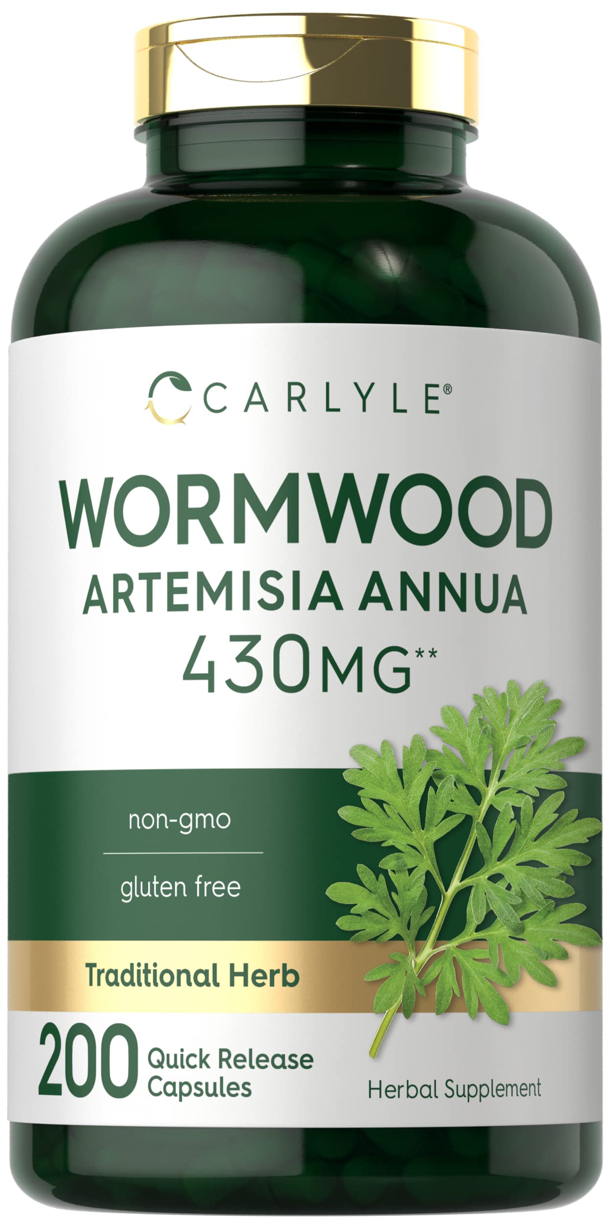 Foto 2 pulgar | Suplemento Carlyle Wormwood En Cápsulas, 430 Mg, 200 Unidades - Venta Internacional.