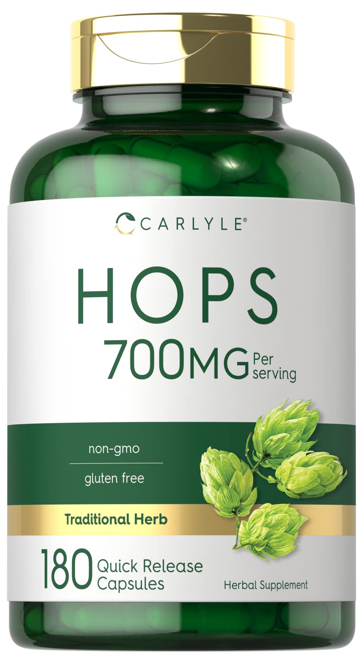 Foto 2 pulgar | Suplemento De Lúpulo Carlyle, 700 Mg, 180 Cápsulas, Sin Ogm, Sin Gluten - Venta Internacional.
