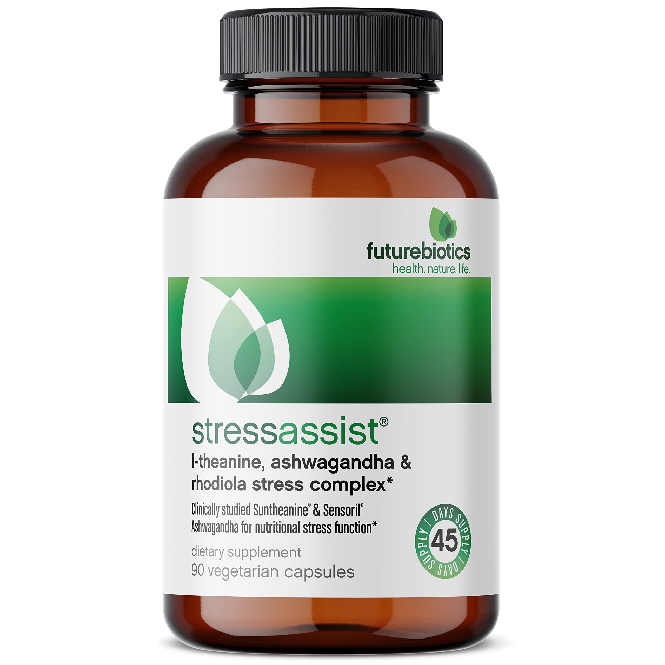 Foto 6 pulgar | Suplemento Futurebiotics Stressassist Con L-teanina Ashwagandha - Venta Internacional.
