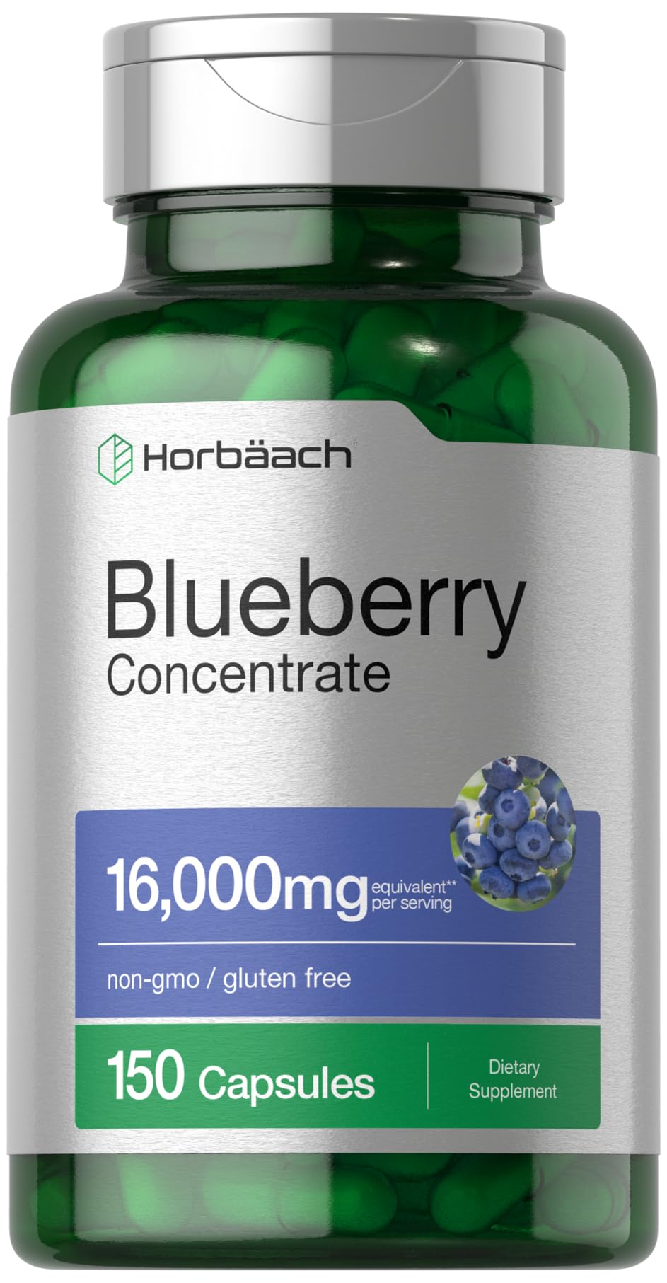 Suplemento De Extracto De Arándano Horbäach 150 Cápsulas - Venta Internacional.