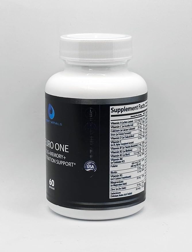 Foto 3 pulgar | Suplementos Orbit Vitals Neuro Supreme Brain Support 60 Cápsulas - Venta Internacional.
