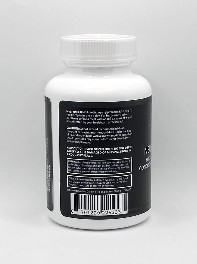 Foto 6 pulgar | Suplementos Orbit Vitals Neuro Supreme Brain Support 60 Cápsulas - Venta Internacional.