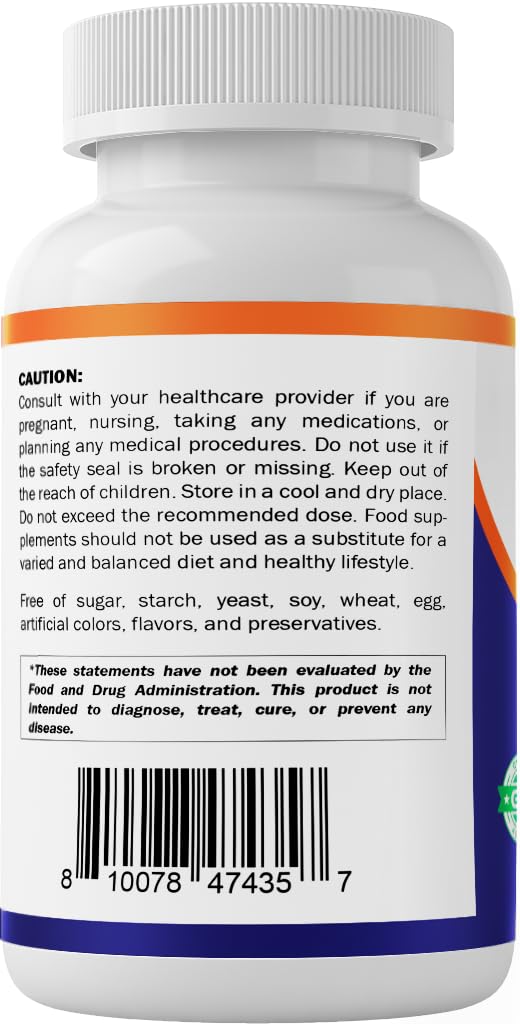 Foto 8 pulgar | Suplemento Vitamático De Gaba (ácido Gamma Aminobutírico) 750 Mg - Venta Internacional.