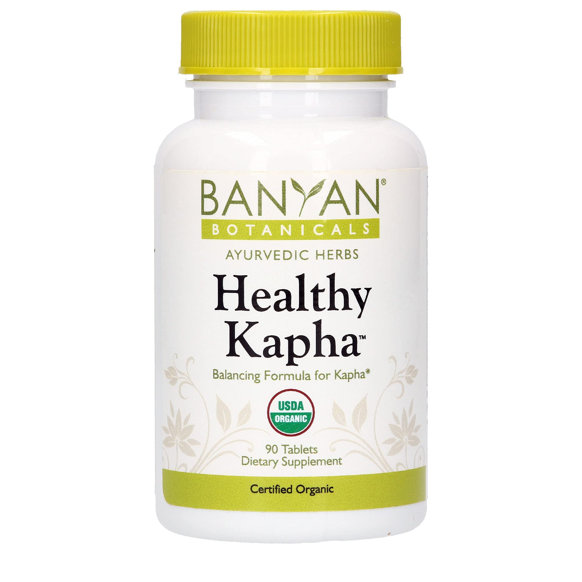Tabletas De Hierbas Banyan Botanicals Healthy Kapha 90 Tabletas - Venta Internacional.