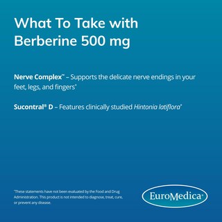 Foto 4 | Suplemento Euromedica Berberine 500 Mg 60 Cápsulas - Venta Internacional.