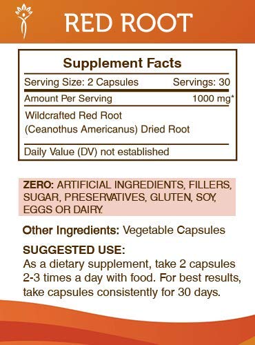 Foto 4 pulgar | Suplemento Secrets Of The Tribe Red Root 60 Cápsulas 1000 Mg - Venta Internacional.