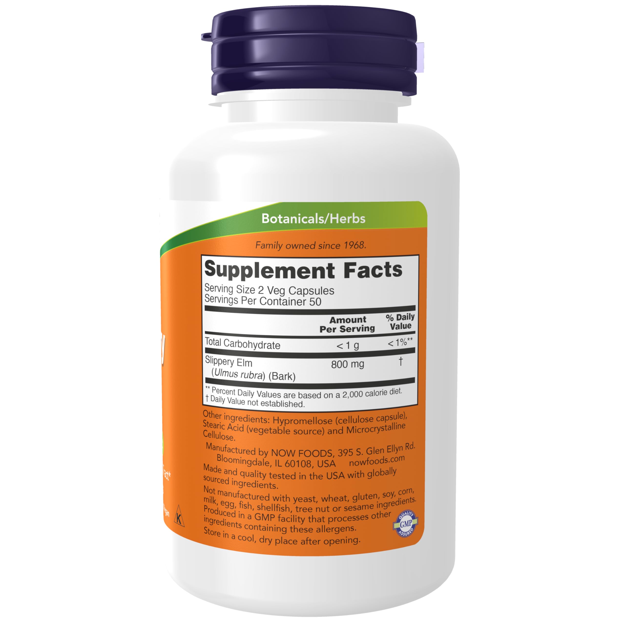 Foto 3 pulgar | Supplement Now Slippery Elm 400 Mg 100 Cápsulas (paquete De 2) - Venta Internacional.